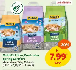 Fressnapf Multifit ultra, fresh oder spring comfort Angebot