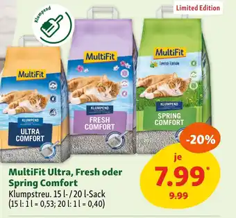 Fressnapf Multifit ultra, fresh oder spring comfort Angebot
