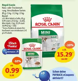 Fressnapf Royal canin nass- oder trockennahrung Angebot