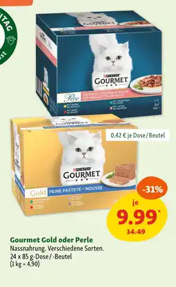 Fressnapf Purina gourmet gold oder perle Angebot