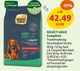 Fressnapf Select gold complete Angebot