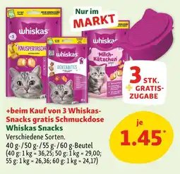 Fressnapf Whiskas snacks Angebot