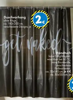 TEDi Duschvorhang Angebot