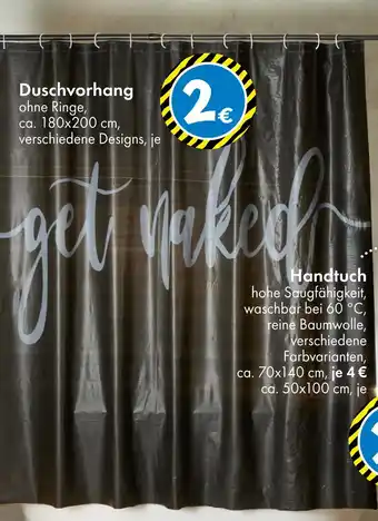 TEDi Duschvorhang Angebot