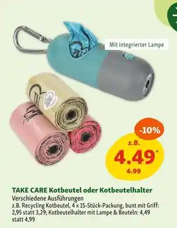 Fressnapf Take care kotbeutel oder kotbeutelhalter Angebot
