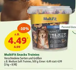 Fressnapf Multifit snacks trainies Angebot