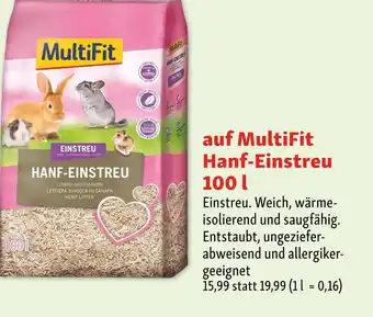 Fressnapf Multifit hanf-einstreu Angebot