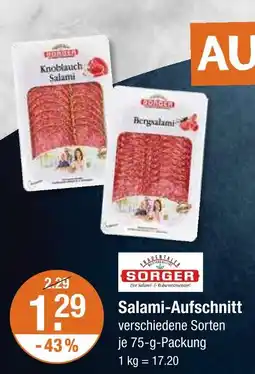 V Markt Sorger knoblauch-salami Angebot