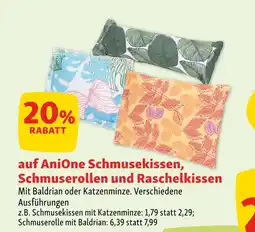 Fressnapf Schmusekissen mit katzenminze, schmuserollen und raschelkissen Angebot
