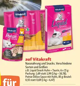 Fressnapf Vitakraft liquid snack huhn + taurin Angebot