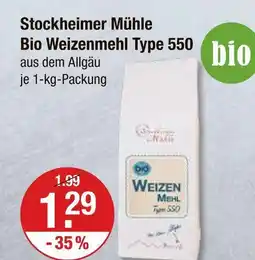 V Markt Stockheimer mühle bio weizenmehl type 550 Angebot