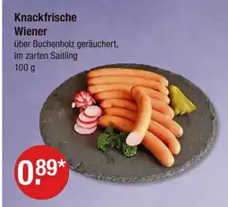 V Markt Knackfrische wiener Angebot
