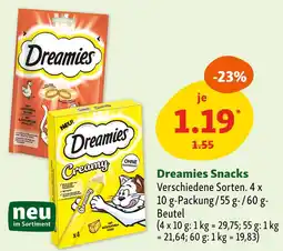 Fressnapf Dreamies snacks Angebot