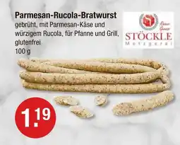 V Markt Stöckle metzgerei parmesan-rucola-bratwurst Angebot