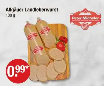 V Markt Peter micheler allgäuer landleberwurst Angebot