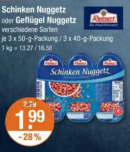 V Markt Reinert schinken nuggetz Angebot