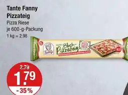 V Markt Tante fanny pizzateig pizza riese Angebot