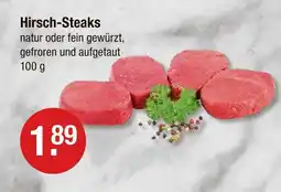 V Markt Hirsch-steaks Angebot