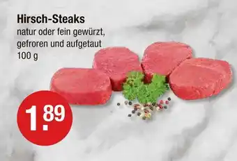 V Markt Hirsch-steaks Angebot