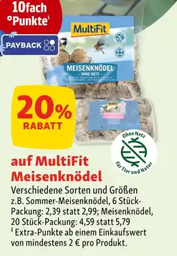 Fressnapf Multifit meisenknödel Angebot