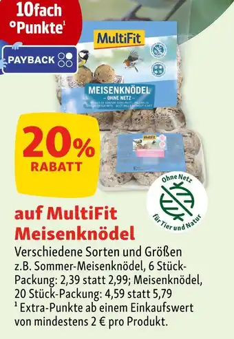 Fressnapf Multifit meisenknödel Angebot