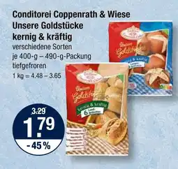 V Markt Conditorei coppenrath & wiese unsere goldstücke kernig & kräftig Angebot