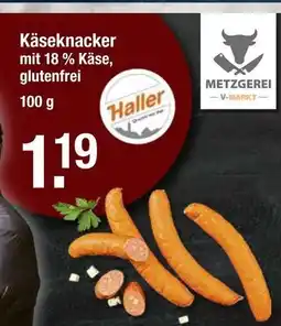 V Markt Haller käseknacker mit 18 % käse, glutenfrei Angebot