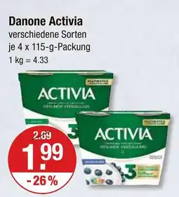 V Markt Danone activia Angebot
