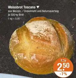 V Markt Weissbrot toscana Angebot