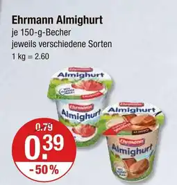 V Markt Ehrmann almighurt Angebot