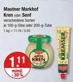 V Markt Mautner markhof kren Angebot
