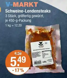 V Markt Schweine-lendensteaks Angebot