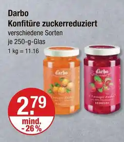 V Markt Darbo konfitüre zuckerreduziert Angebot