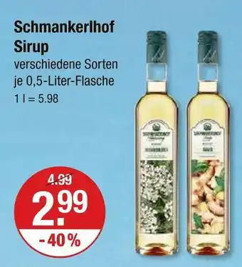V Markt Schmankerlhof sirup Angebot