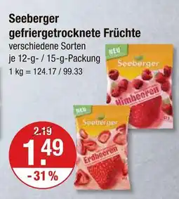 V Markt Seeberger himbeeren Angebot