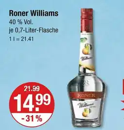 V Markt Roner roner williams Angebot