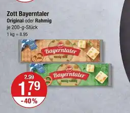 V Markt Zott bayerntaler original Angebot