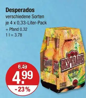 V Markt Desperados desperados Angebot