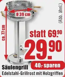 B1 Discount Baumarkt Säulengrill Angebot