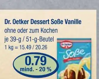 V Markt Dr. oetker dessert soße vanille ohne Angebot