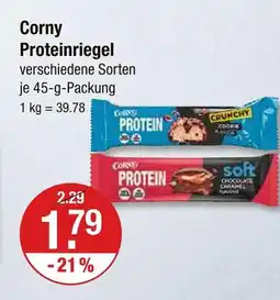 V Markt Corny proteinriegel crunchy cookie Angebot