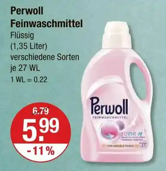 V Markt Perwoll feinwaschmittel Angebot