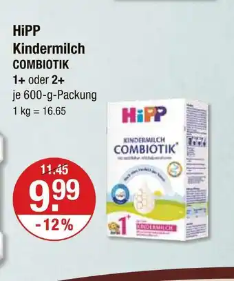 V Markt Hipp kindermilch combiotik 1+ Angebot