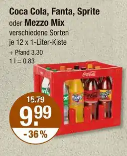 V Markt Coca cola Angebot