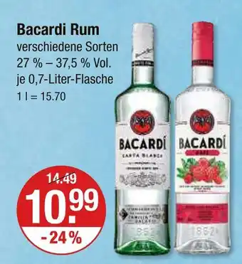 V Markt Bacardi rum Angebot