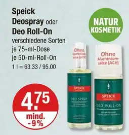 V Markt Speick deospray Angebot