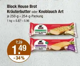 V Markt Block house brot kräuterbutter Angebot