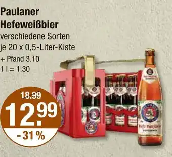 V Markt Paulaner hefeweißbier Angebot