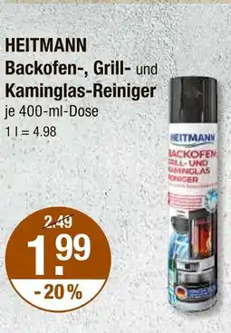 V Markt Heitmann backofen-, grill- und kaminglas-reiniger Angebot