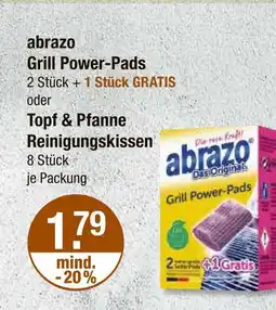 V Markt Abrazo grill power-pads Angebot